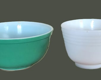Two Vintage Pyrex Bowls - (2)
