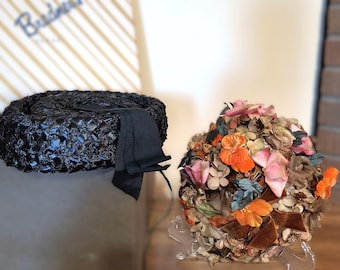 Four Ladies Union Made Vintage Hats (4) (1940-1950)