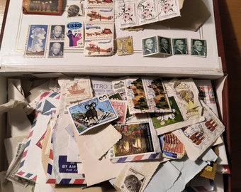 Stamps (used and unused) - miscellaneous collection