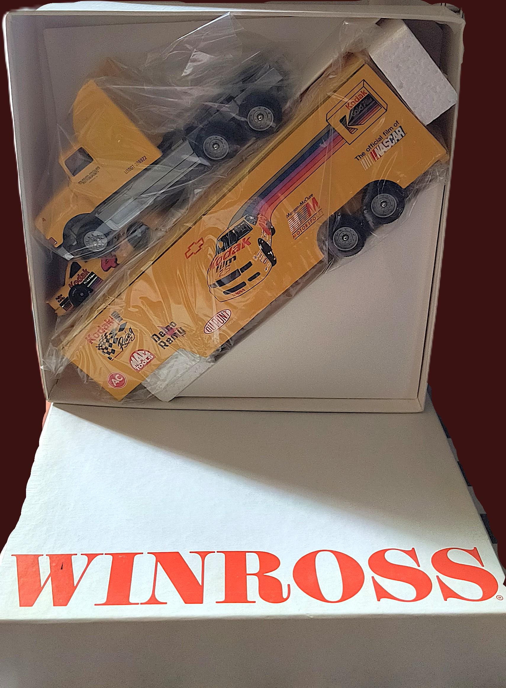 Winross 1990's Nascar Kodak Racing Hauler Diecast Model 1/64 ...