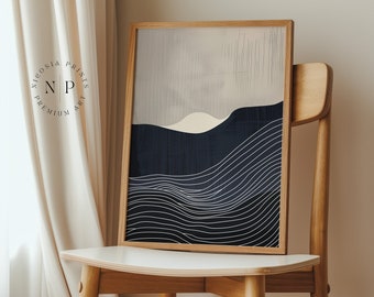 Wabi Sabi Wandkunst für Japandi Wohnkultur Kunst Nordische Ästhetik Wandkunst Neutral Moderne Kunst für skandinavisches Dekor Poster Japandi Wandkunst