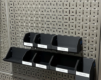 Assorted Bin Organizers - Omniwall / Wall Control