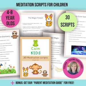 Meditation Scripts for Children: 30 Relaxation Stories (PDF), Child Meditation, Animal Relaxation Stories, Emotional Awareness Tools Kids