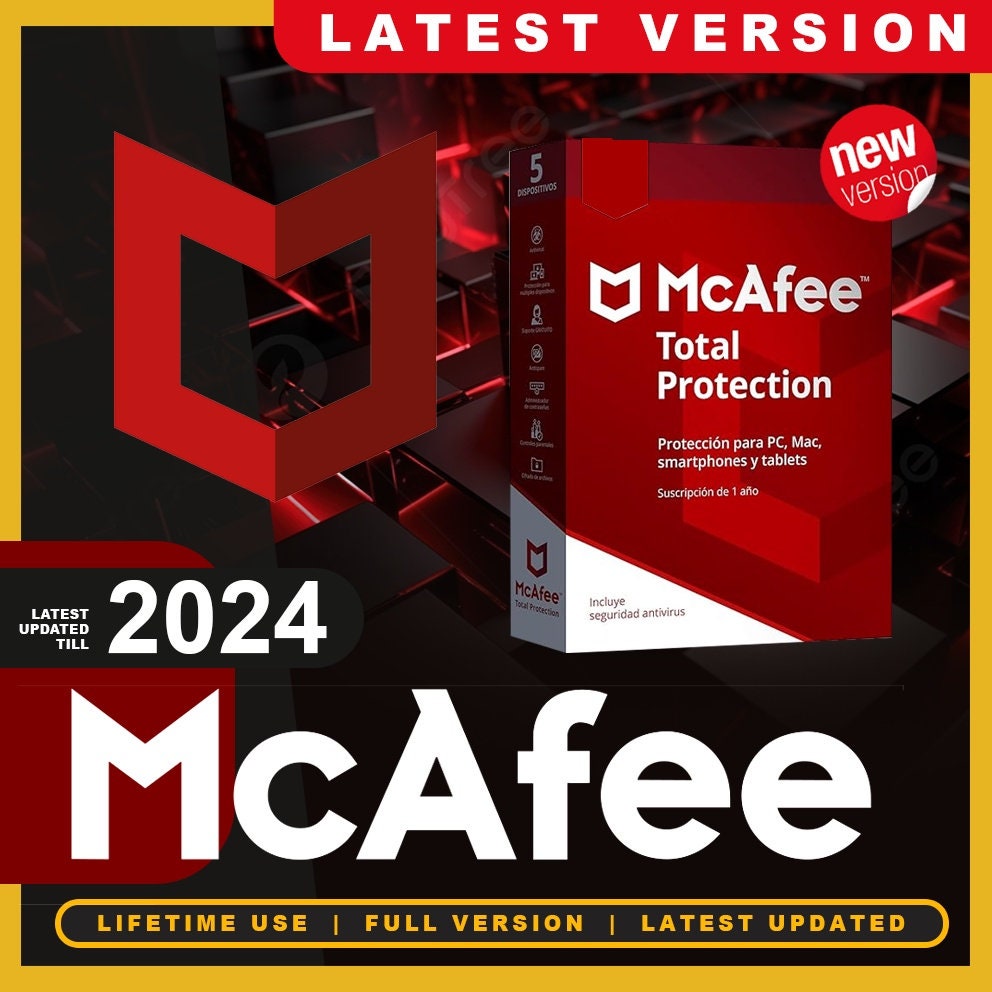 MCAFEE TOTAL PROTECTION 2024 Original Antivirus Original License Verified 2024 Good Service
