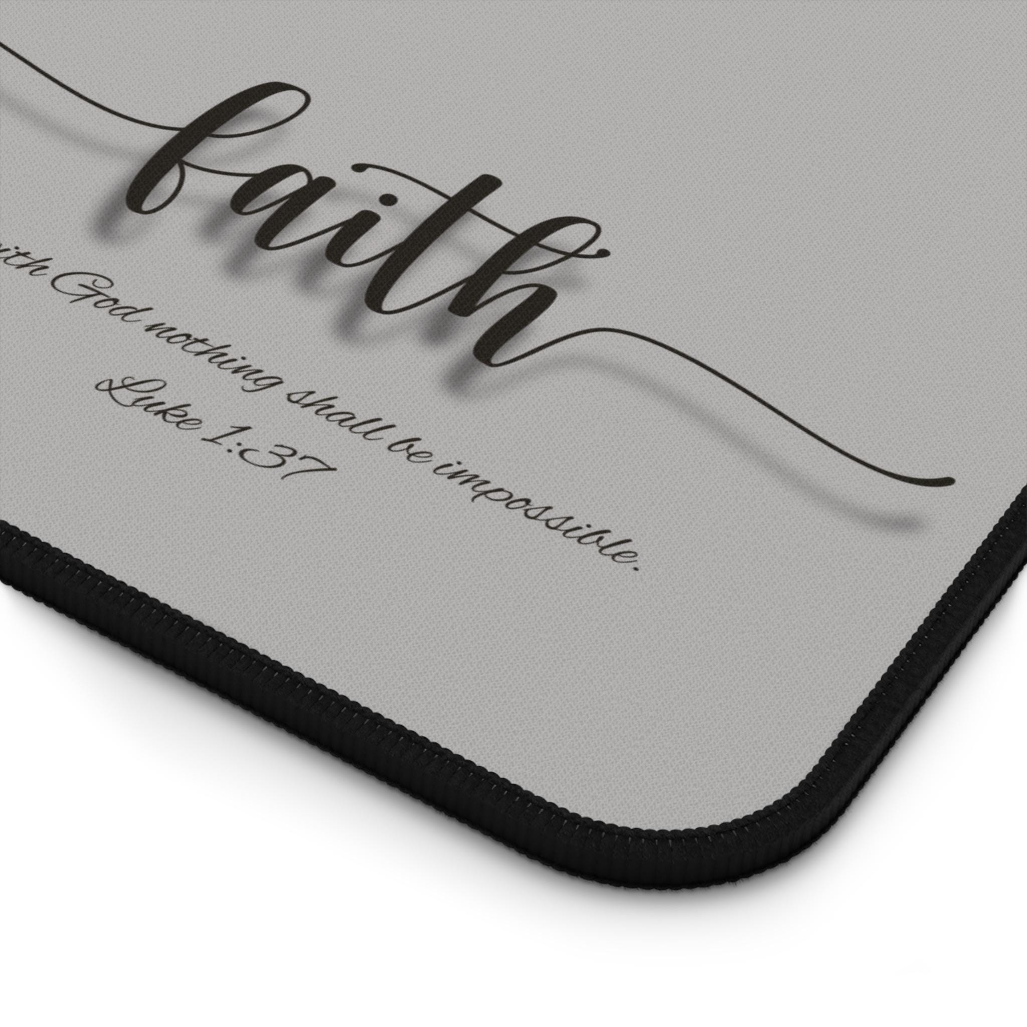 Christian Desk Mat: Bible Verse Mouse Pad, Faith Gift - Etsy
