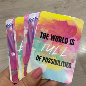 18 Positive Affirmation Cards for Every Day, Cards for Personal Growth, Perfect Gift, Selflove Cards, Affrimation for Every Day