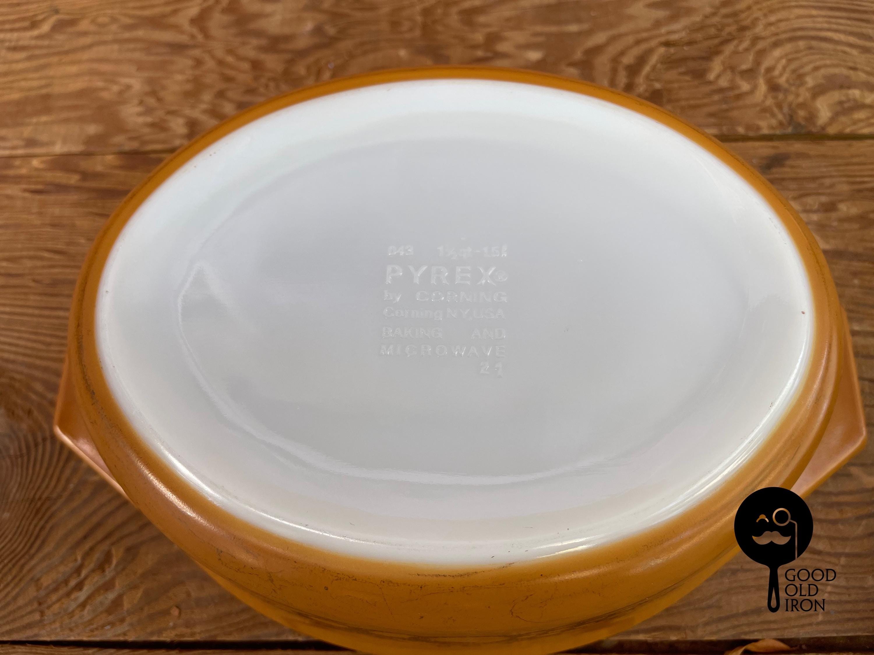 ヴィンテージ パイレックス 1.5Qt オールドオーチャード オーバル