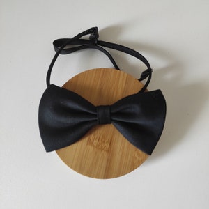 Pet bow tie black , pet accessory, wedding pet bow tie, pet bow tie for holiday, gift for pet, pet bow tie for ceremony, holiday pet bow tie