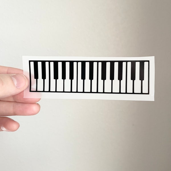 Piano Keyboard vinyl sticker decal