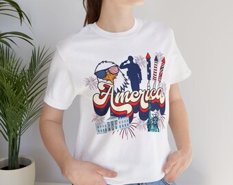 アメリカ建国250周年記念愛国Tシャツ｜独立記念日祝賀Tシャツ