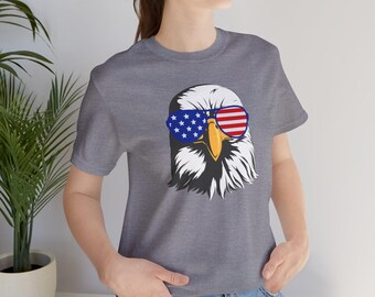 7月4日Tシャツ - イーグルシェードシャツ