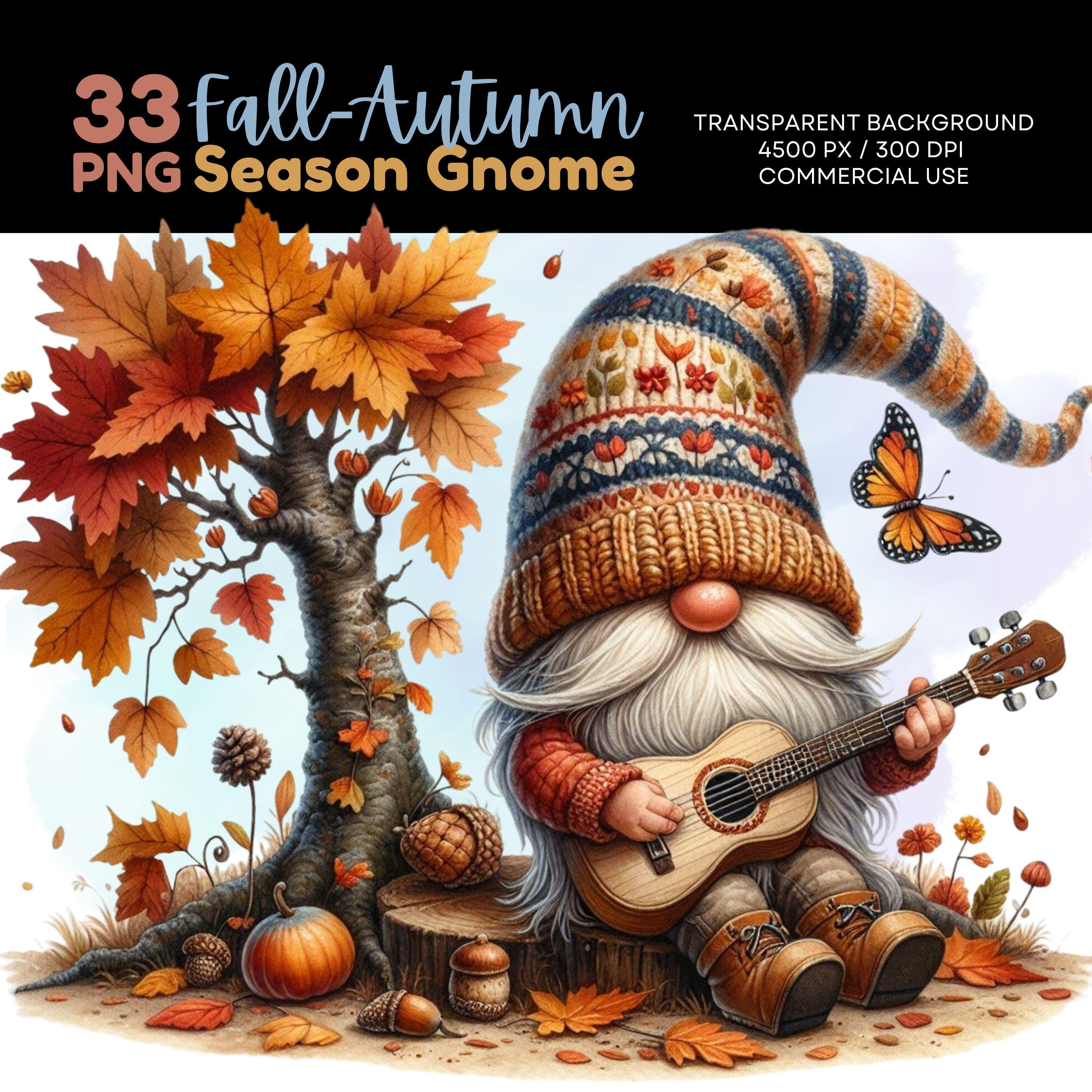 Fall Gnome Clipart: Autumn PNG Bundle (digital Download) - Etsy