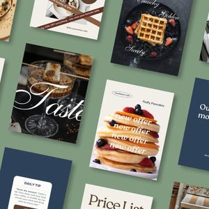 Bakery Social Media Templates: Canva Instagram Kit (Reels, Posts & Stories) Digital Download
