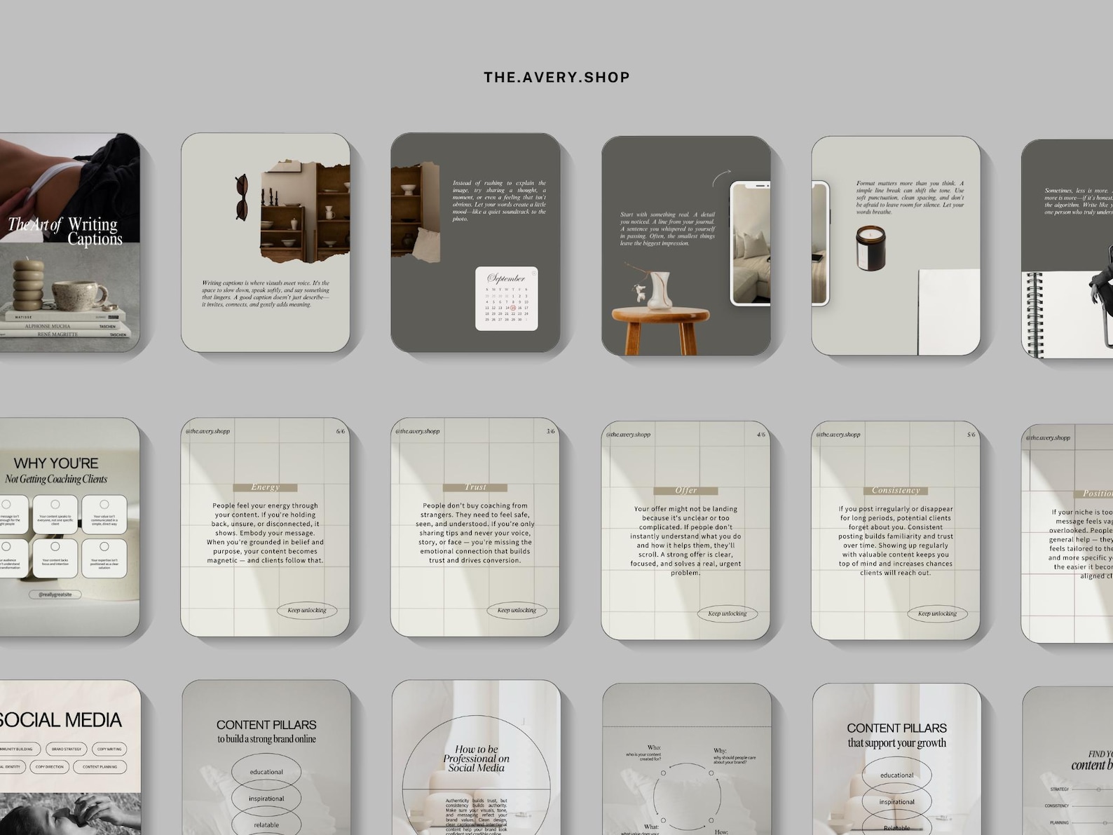 Modern Carousel Templates, Seamless Canva Carousels, Instagram Post ...