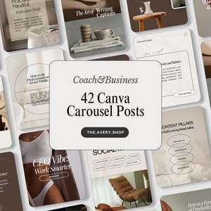 Beige karusell Instagram-mallar, sömlösa karusell-inlägg, redigerbar canvas, minimalistisk neutral, marknadsföringsinlägg, sociala medier, viral SMM