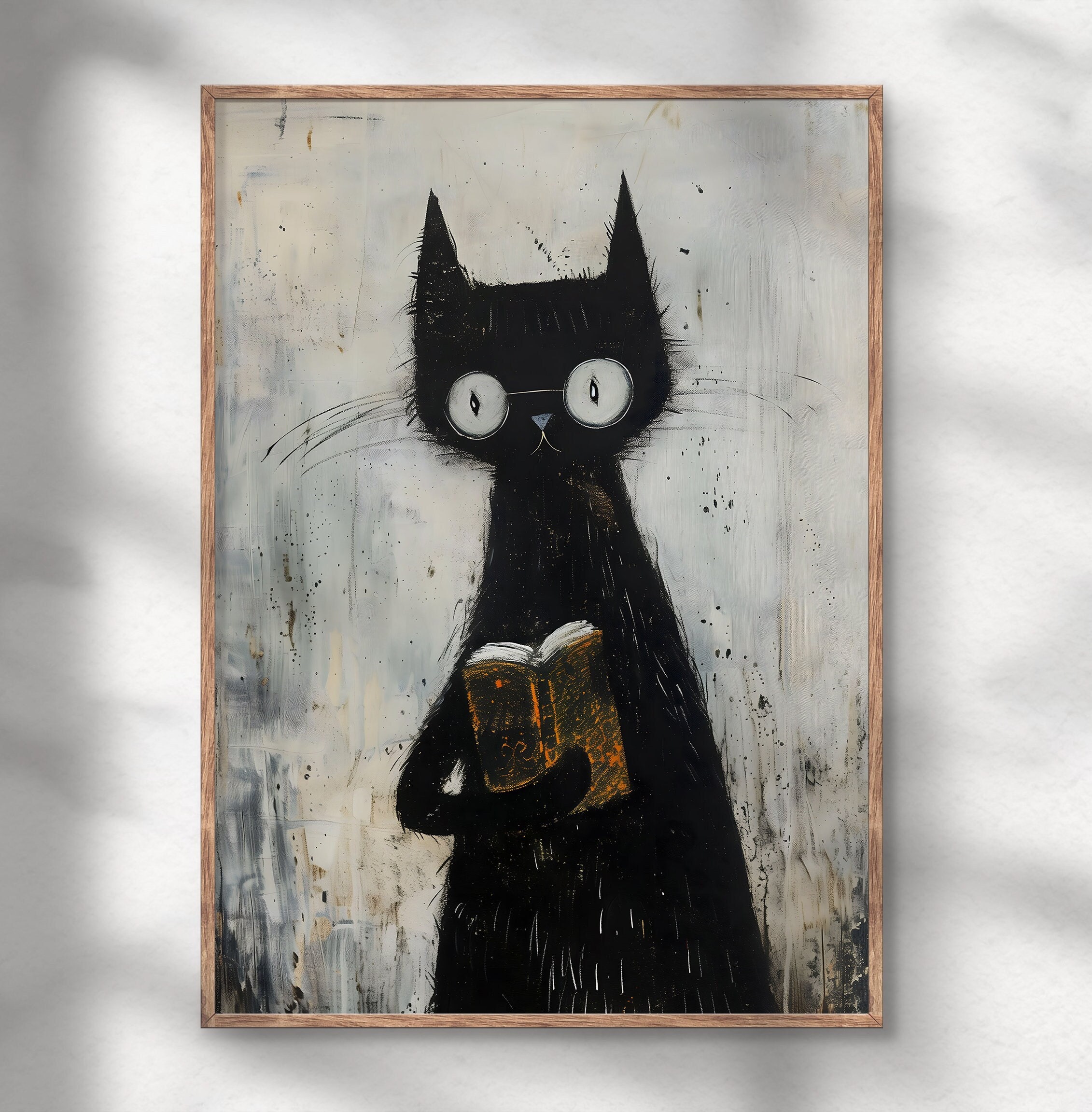 Drat! The Cat! - Anonymous - Framed art Print