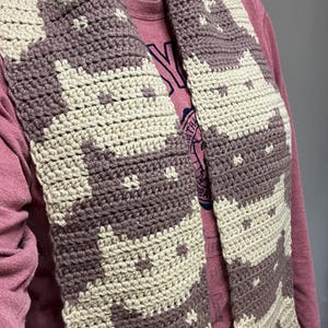 2-Colored Cat Scarf