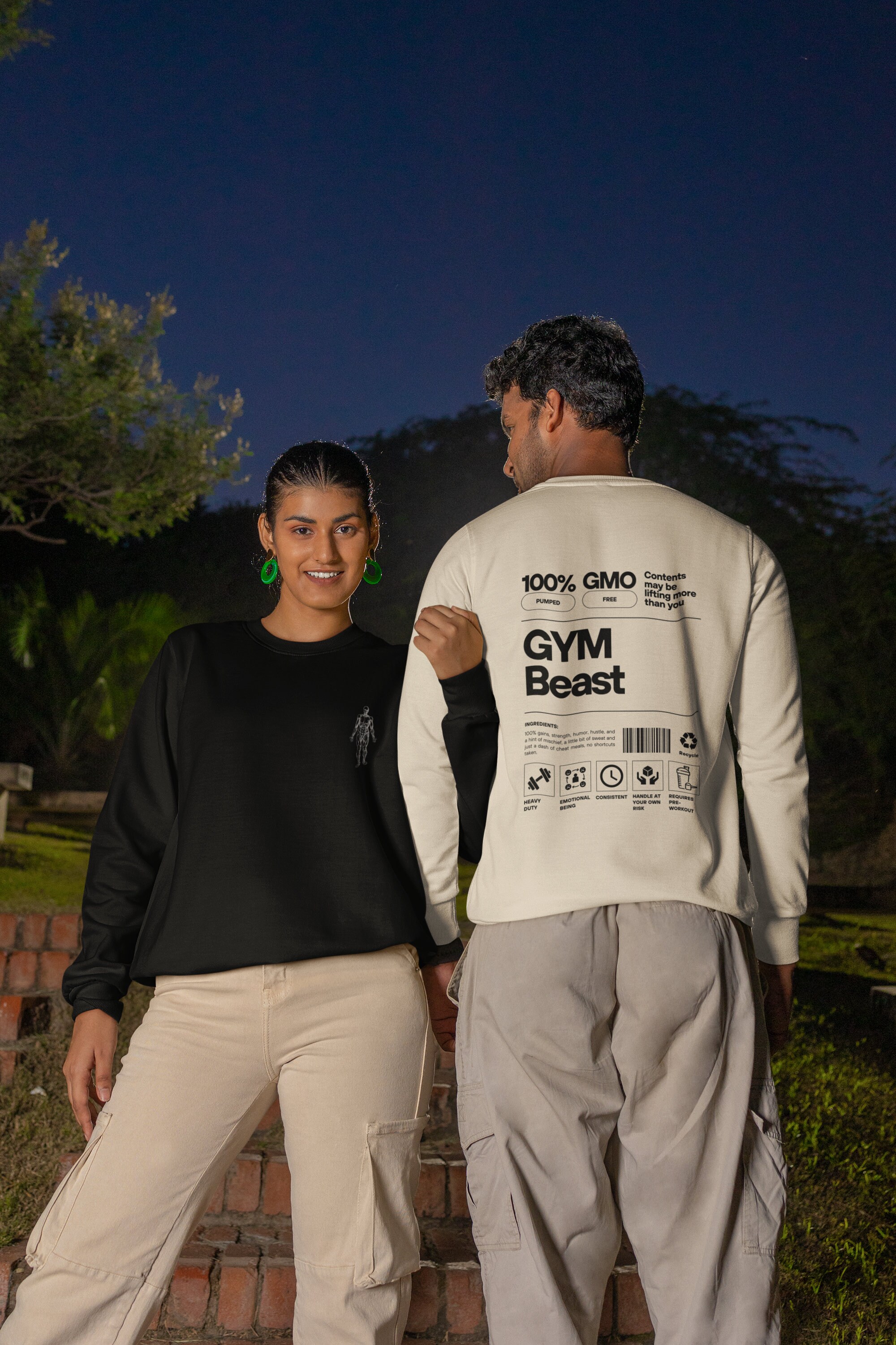 Gym & Bed Reversible Sweatshirt main image 1
