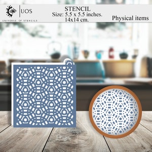 Stencil circles, Cookie Stencil, Geometric Stencil, universal stencils