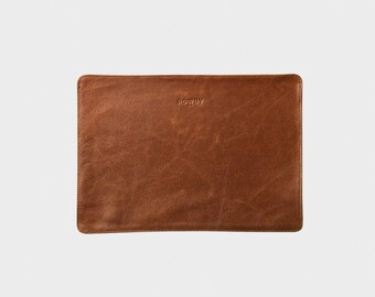 The Laptop Slip 13/14" Leather - Colour Cedar