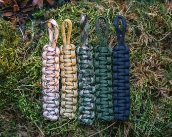 Set of 10 Mad Max Style Survival Paracord Keychain | Durable & Stylish | Bushcraft | Hiking and Camping Gear | Gift for Him | Emergency Cord