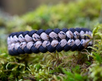 Men's Survival Bracelet with Sanctified Knot | Bushcraft | Hiking and Camping Gear | Custom Paracord | Fixed & Durable | Gift for him | DIY