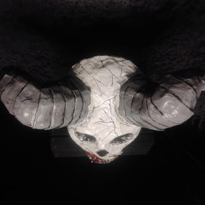 Ancient Cosmic Monster Mask Paper Mache Halloween Mask image 5
