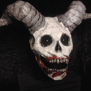 Ancient Cosmic Monster Mask Paper Mache Halloween Mask image 1
