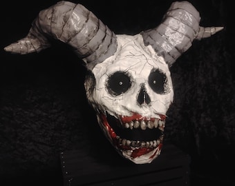 Ancient Cosmic Monster Mask Paper Mache Halloween Mask