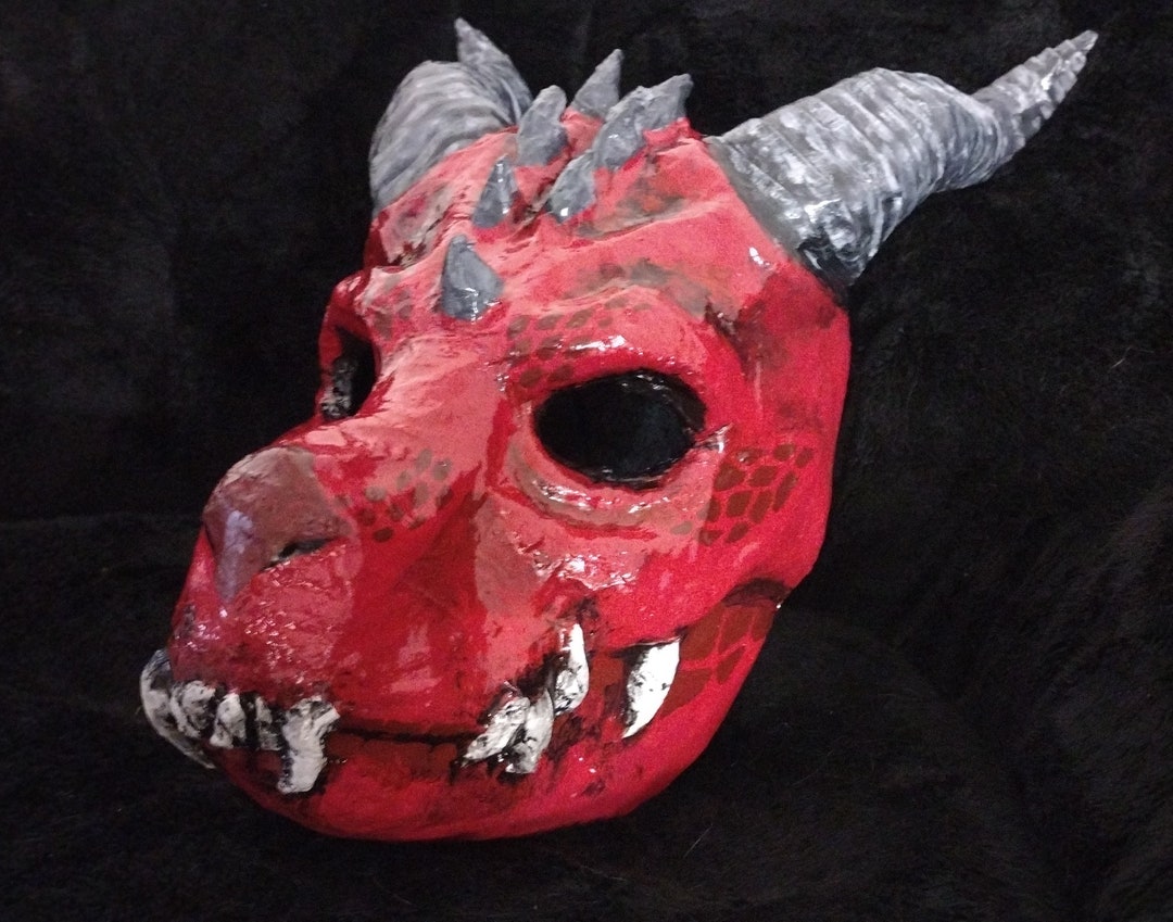 【貴重】MASCHERA DRAGONHEADS DRAGONTAILS Amazon.com: Alodidae Dragon Mask Halloween Masquerade Masks