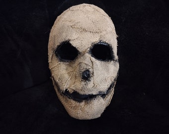 Paper Mache Scarecrow Mask: Creepy Halloween Costume, Latex-Free