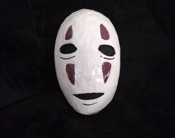 The Noh Inspired Mask Paper Mache Mask Halloween Mask