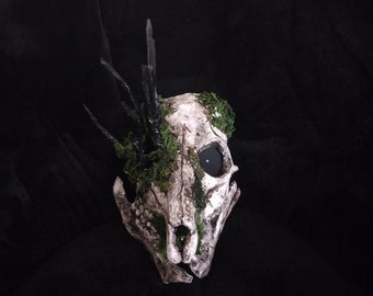 The Deer Skull Wendigo Mask V.2 Paper Mache Mask Halloween Mask