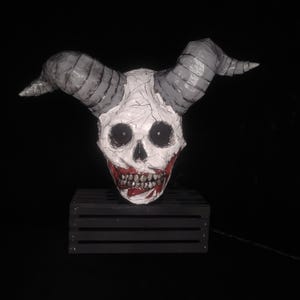 Ancient Cosmic Monster Mask Paper Mache Halloween Mask image 2
