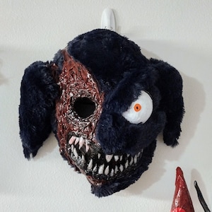 Mister Kipps Mask Paper Mache Mask Nightmare Imaginary Friend Halloween Mask