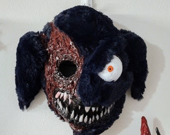 Mister Kipps Mask: Paper Mache Nightmare Halloween Mask