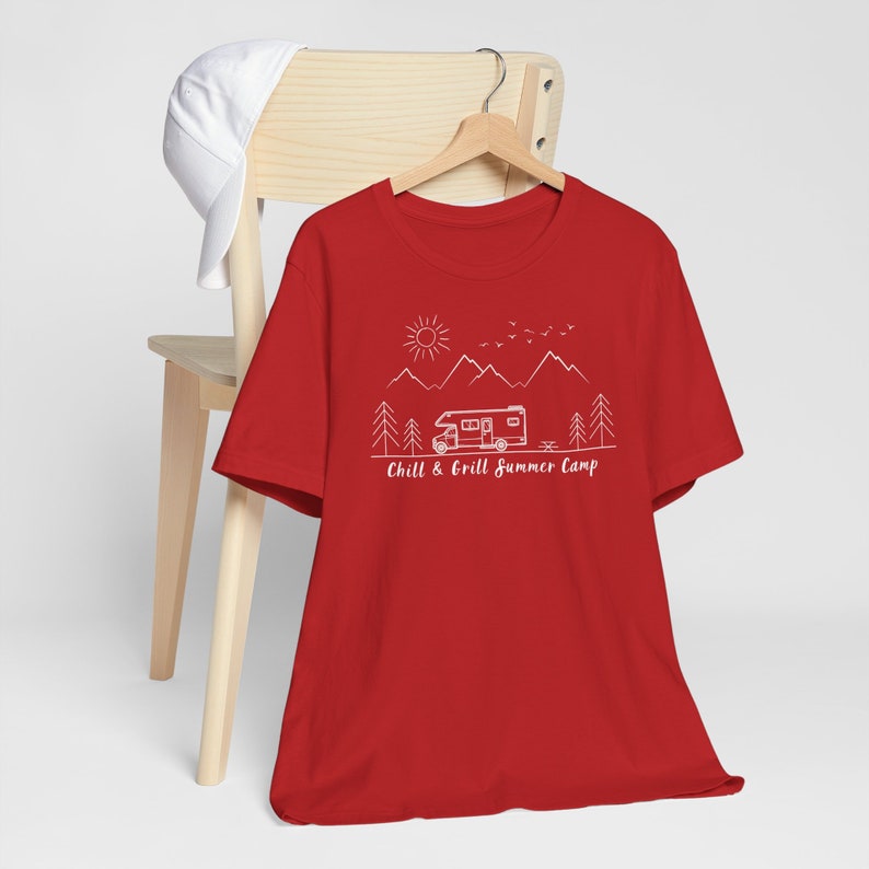 Camping und Hiking T shirt für Wanderlustige und Natur Liebhaber oder als Geschenk für Outdoor Wohnmobil Camper Fans Bild 7