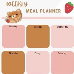 Weekly Meal Planner