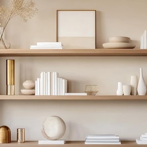 Zoom Virtual Background Modern Shelving | Professional Cam Background for Video Calls, Teams, Streaming, Google Meet & Video Call background