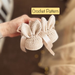 Babyschuhe Häkelmuster, Anleitung Häkelschuhe, DIY, Alter 0-3 Monate, PDF Englisch, Für Baby, Einfaches Häkelmuster, Babyparty