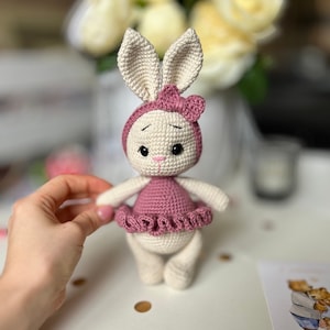 Crochet Pattern Bunny, Amigurumi pattern bunny, Crochet pattern rabbit, PDF English, DIY tutorial zdjęcie 8