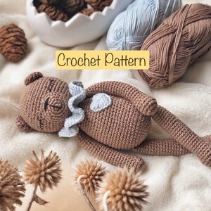 Bear Crochet Pattern, Amigurumi Bear Tutorial, Crochet Teddy Bear, Easy DIY Stuffed Animal Guide, Beginner Friendly, English Tutorial