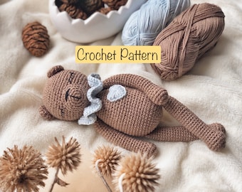 Crochet pattern bear, Crochet bear pattern, Amigurumi bear tutorial, crochet teddy bear, Pdf English