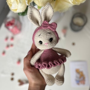 Crochet Pattern Bunny, Amigurumi pattern bunny, Crochet pattern rabbit, PDF English, DIY tutorial zdjęcie 9