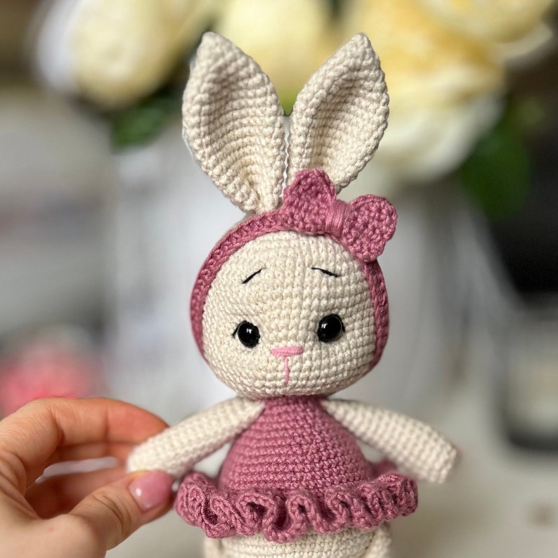 Crochet Pattern Bunny, Amigurumi pattern bunny, Crochet pattern rabbit, PDF English, DIY tutorial image 10