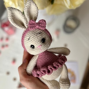 Crochet Pattern Bunny, Amigurumi pattern bunny, Crochet pattern rabbit, PDF English, DIY tutorial image 3
