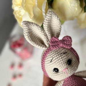 Crochet Pattern Bunny, Amigurumi pattern bunny, Crochet pattern rabbit, PDF English, DIY tutorial zdjęcie 4