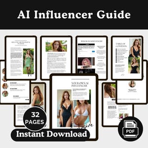 AI Influencer Guide • AI Social Media Growth Course • Digital Marketing Blueprint