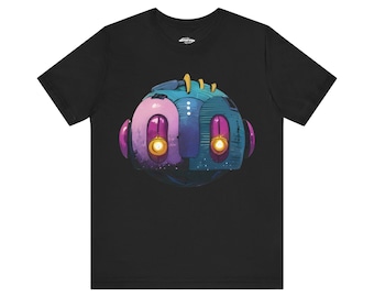 Sci-Fi-robotshirt, nerdpunkstijl, uniseks T-shirt