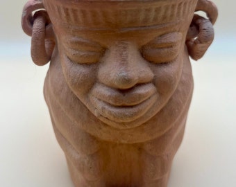 Precolombian Clay Vase